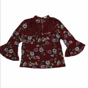 Juniors floral top (L)